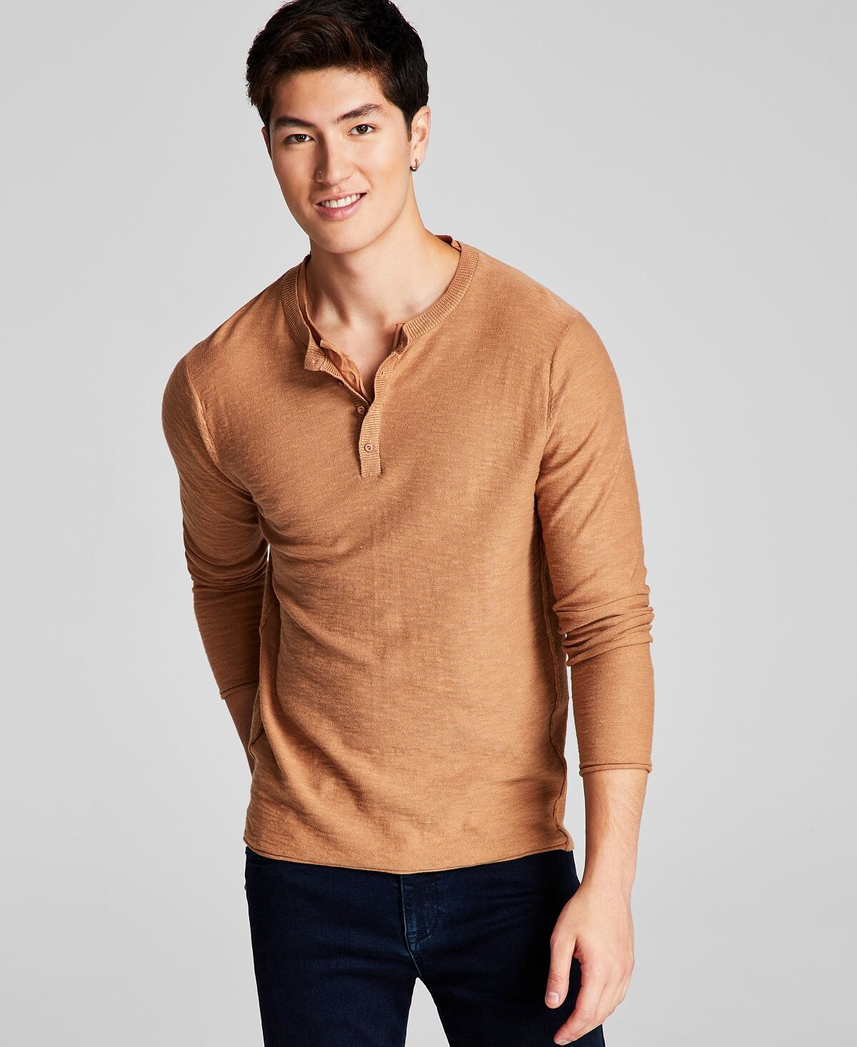 И вот эта мужская трикотажная однотонная рубашка henley с длинными рукавами And Now This, мульти
И вот эта мужская трикотажная однотонная рубашка henley с длинными рукавами And Now This, мульти
