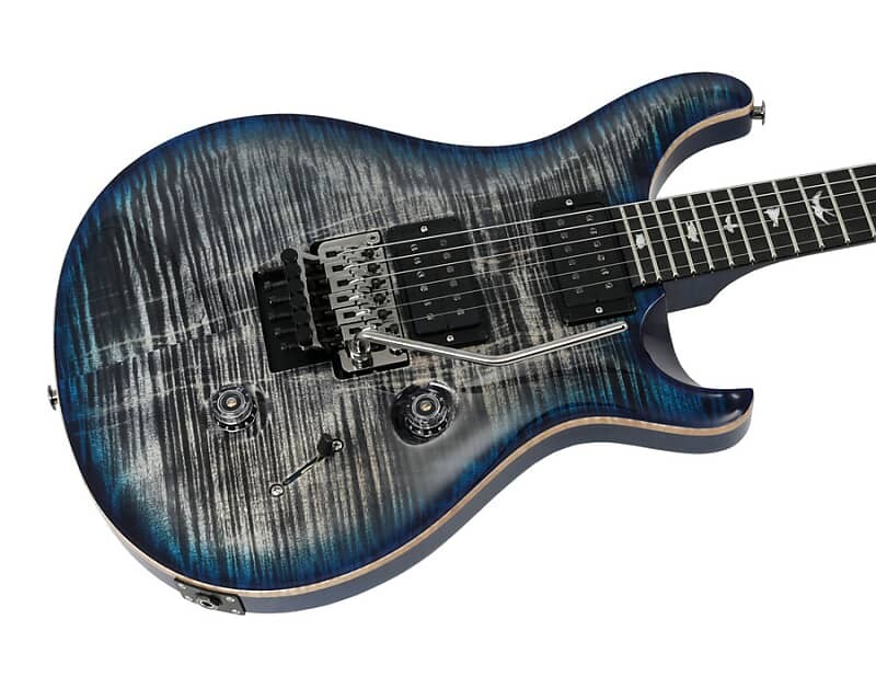 Paul Reed Smith Wood Library Custom 24 Floyd Rose Flame Maple Neck Charcoal Blue Burst PRS
Paul Reed Smith Wood Library Custom 24 Floyd Rose Flame Maple Neck Charcoal Blue Burst PRS