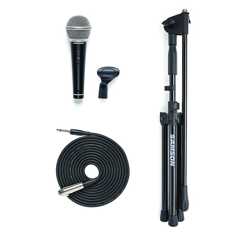 Вокальный микрофон Samson VP10 Value Pack with R21S Mic, Stand, and 18' XLR Cable
Вокальный микрофон Samson VP10 Value Pack with R21S Mic, Stand, and 18' XLR Cable