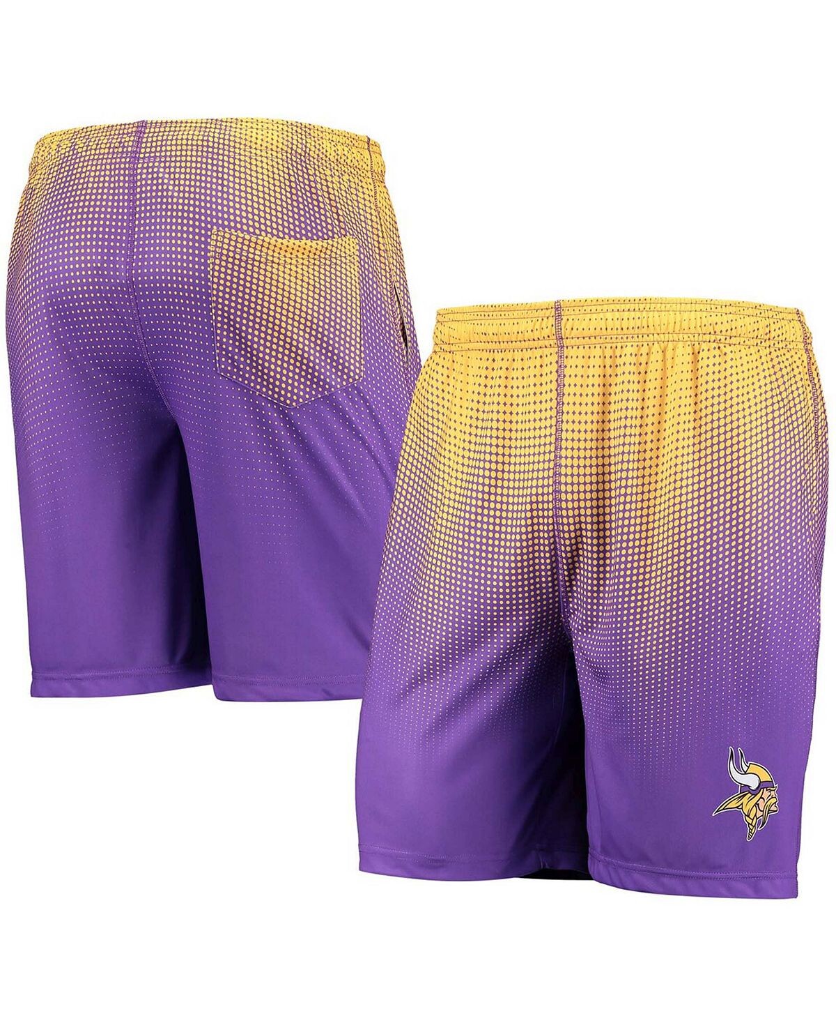 Мужские пурпурно-золотые тренировочные шорты minnesota vikings pixel gradient FOCO, мульти
Мужские пурпурно-золотые тренировочные шорты minnesota vikings pixel gradient FOCO, мульти