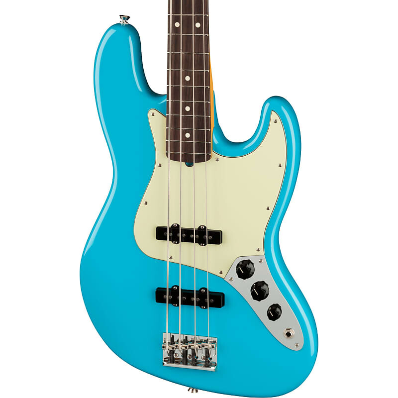 Бас-гитара Fender American Professional II Jazz Bass — синий Майами, гриф из палисандра 0193970719
Бас-гитара Fender American Professional II Jazz Bass — синий Майами, гриф из палисандра 0193970719