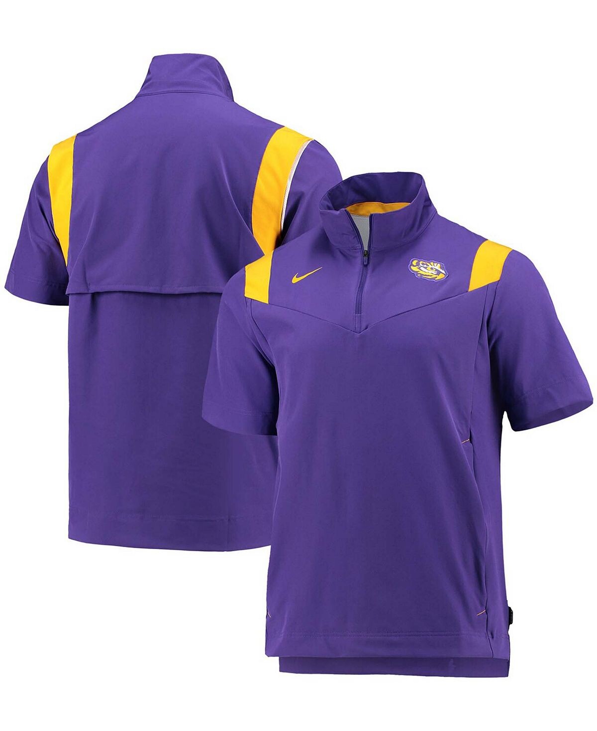 Мужская фиолетовая куртка lsu tigers 2021 coaches с коротким рукавом и молнией на четверть Nike, фиолетовый
Мужская фиолетовая куртка lsu tigers 2021 coaches с коротким рукавом и молнией на четверть Nike, фиолетовый