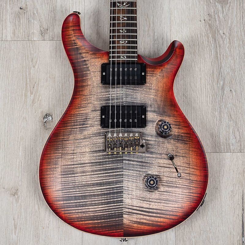 PRS Paul Reed Smith Wood Library Custom 24 Guitar, 10-top, Roasted Neck, Charcoal Cherry Burst 108627::CY
PRS Paul Reed Smith Wood Library Custom 24 Guitar, 10-top, Roasted Neck, Charcoal Cherry Burst 108627::CY