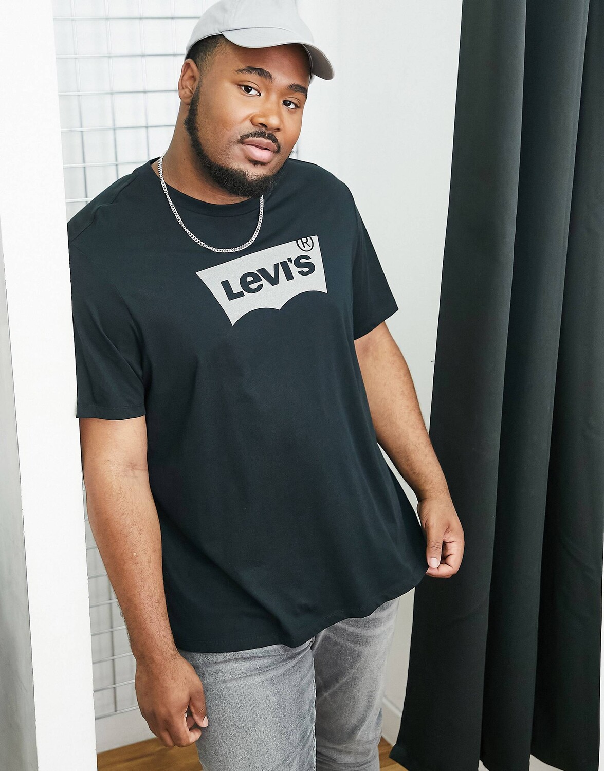 Черная футболка Levi's Big & Tall с логотипом в виде крыла летучей мыши на груди, Черный
Черная футболка Levi's Big & Tall с логотипом в виде крыла летучей мыши на груди, Черный