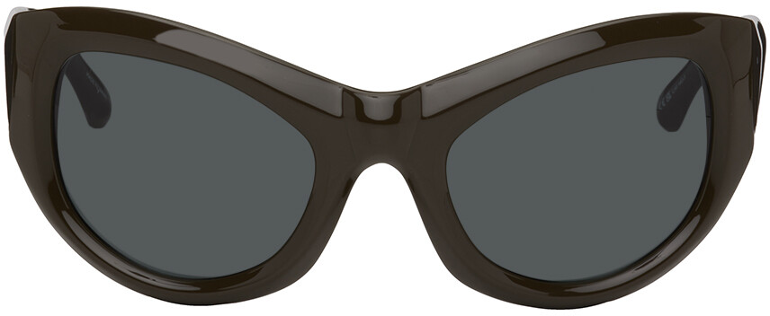 SSENSE Эксклюзивные коричневые солнцезащитные очки Linda Farrow Edition Goggle Dries Van Noten
SSENSE Эксклюзивные коричневые солнцезащитные очки Linda Farrow Edition Goggle Dries Van Noten