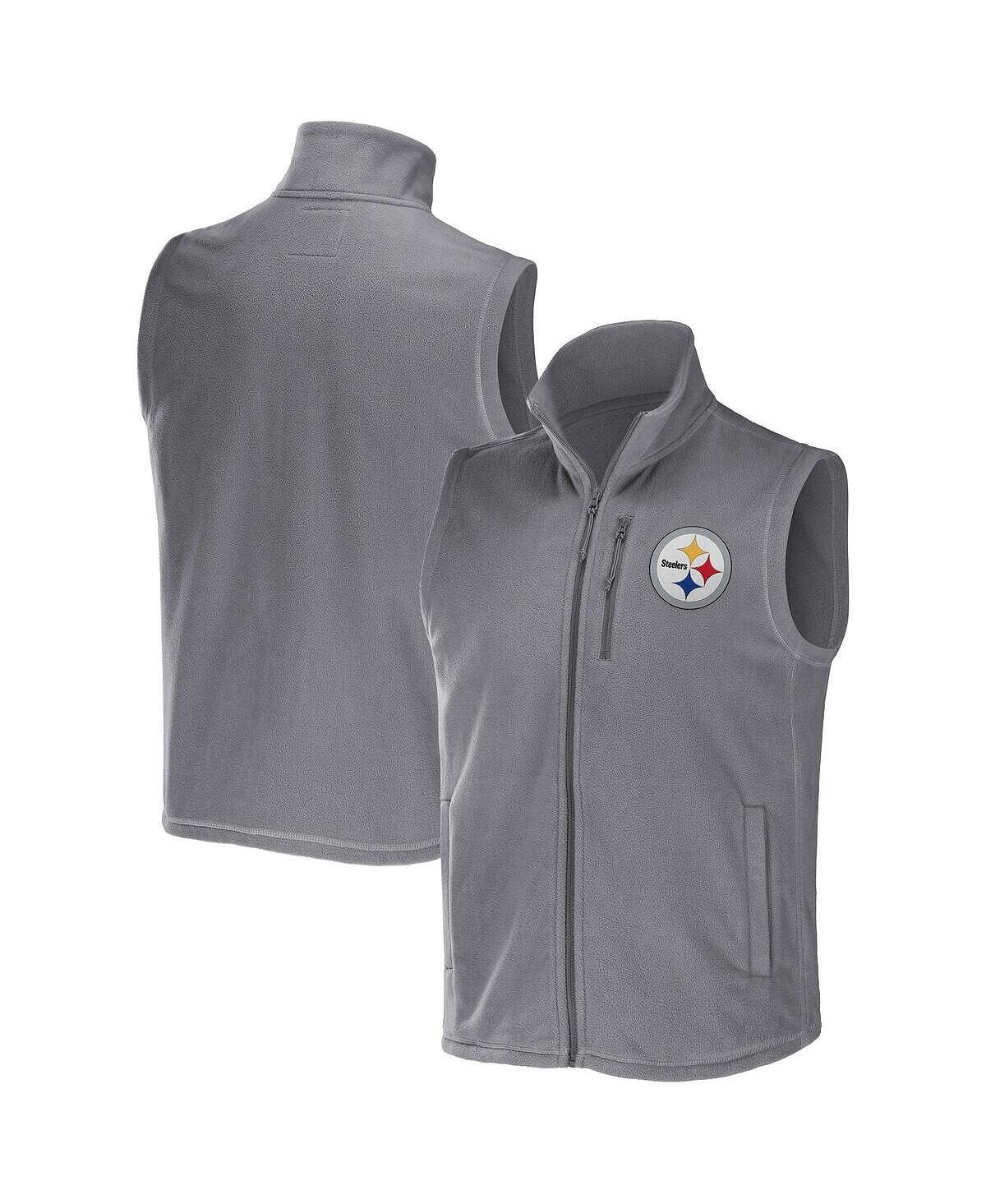 Мужская коллекция nfl x darius rucker by grey pittsburgh steelers флисовый жилет с молнией во всю длину Fanatics, серый
Мужская коллекция nfl x darius rucker by grey pittsburgh steelers флисовый жилет с молнией во всю длину Fanatics, серый