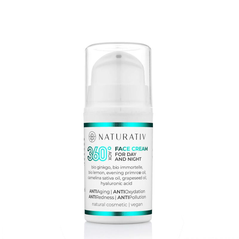 Naturativ 360 AOX Face Cream For Day & Night мини-крем для лица дневной и ночной 15мл
Naturativ 360 AOX Face Cream For Day & Night мини-крем для лица дневной и ночной 15мл