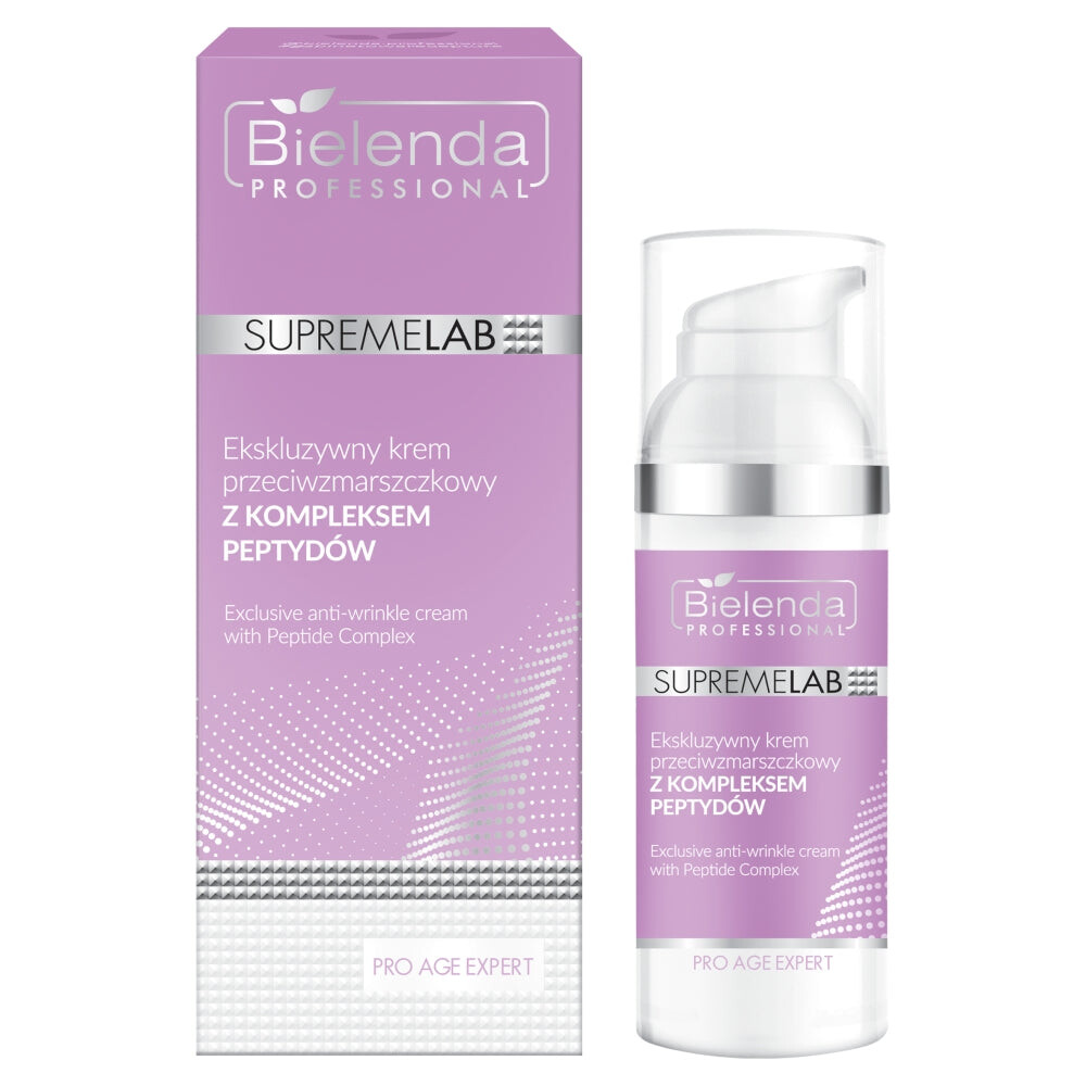 Bielenda Professional Эксклюзивный крем против морщин SupremeLab Pro Age Expert с комплексом пептидов 50мл
Bielenda Professional Эксклюзивный крем против морщин SupremeLab Pro Age Expert с комплексом пептидов 50мл