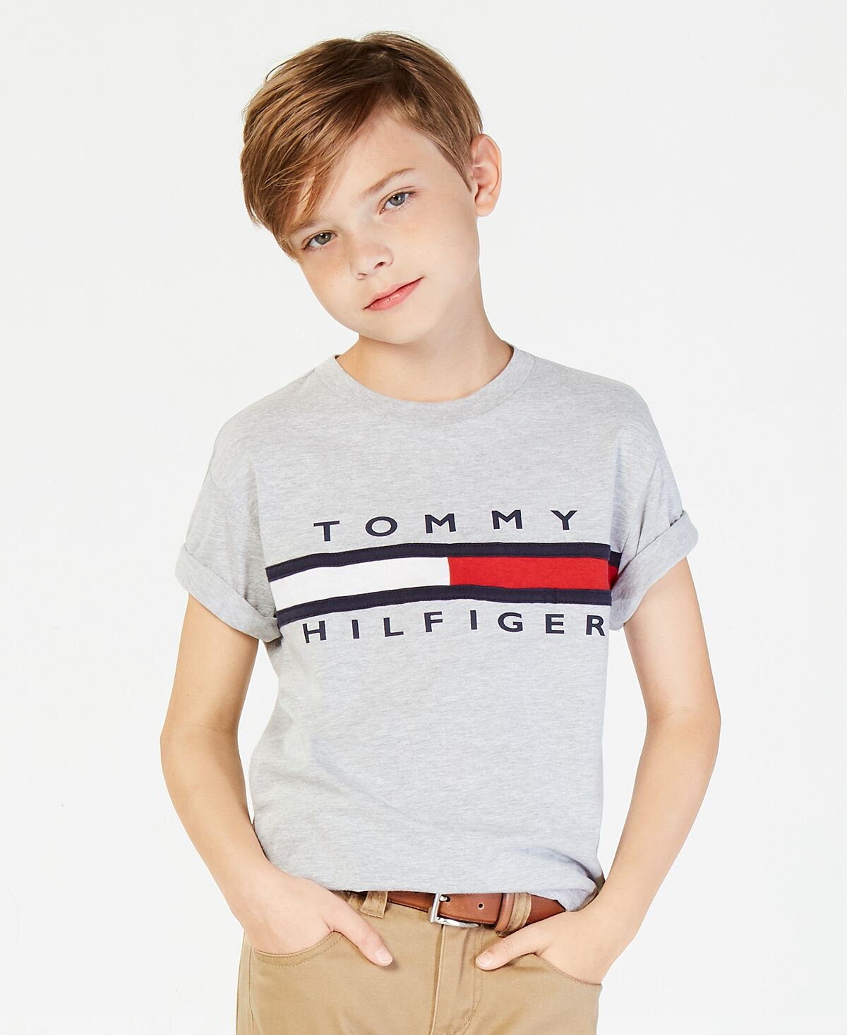 Хлопковая футболка с графическим принтом для мальчиков младшего возраста Tommy Hilfiger
Хлопковая футболка с графическим принтом для мальчиков младшего возраста Tommy Hilfiger