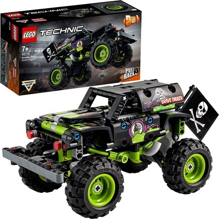 Конструктор Lego 42118 Technic Monster Jam Grave Digger Truck внедорожный багги 2-в-1
Конструктор Lego 42118 Technic Monster Jam Grave Digger Truck внедорожный багги 2-в-1