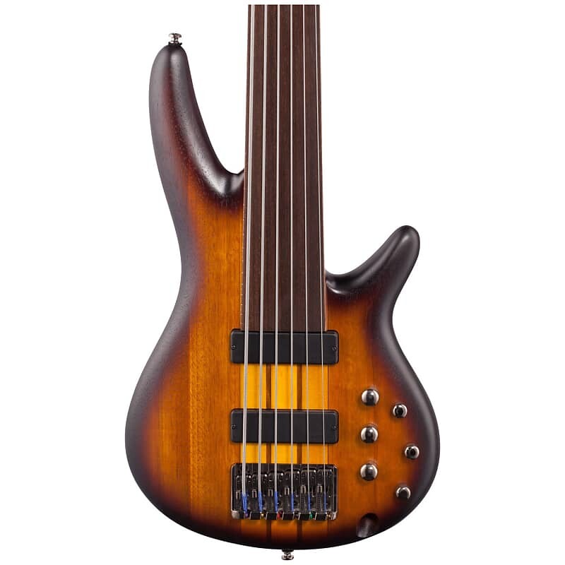 Ibanez SRF706 SR Bass Workshop 6-струнная безладовая бас-гитара, Brown Burst Flat
Ibanez SRF706 SR Bass Workshop 6-струнная безладовая бас-гитара, Brown Burst Flat