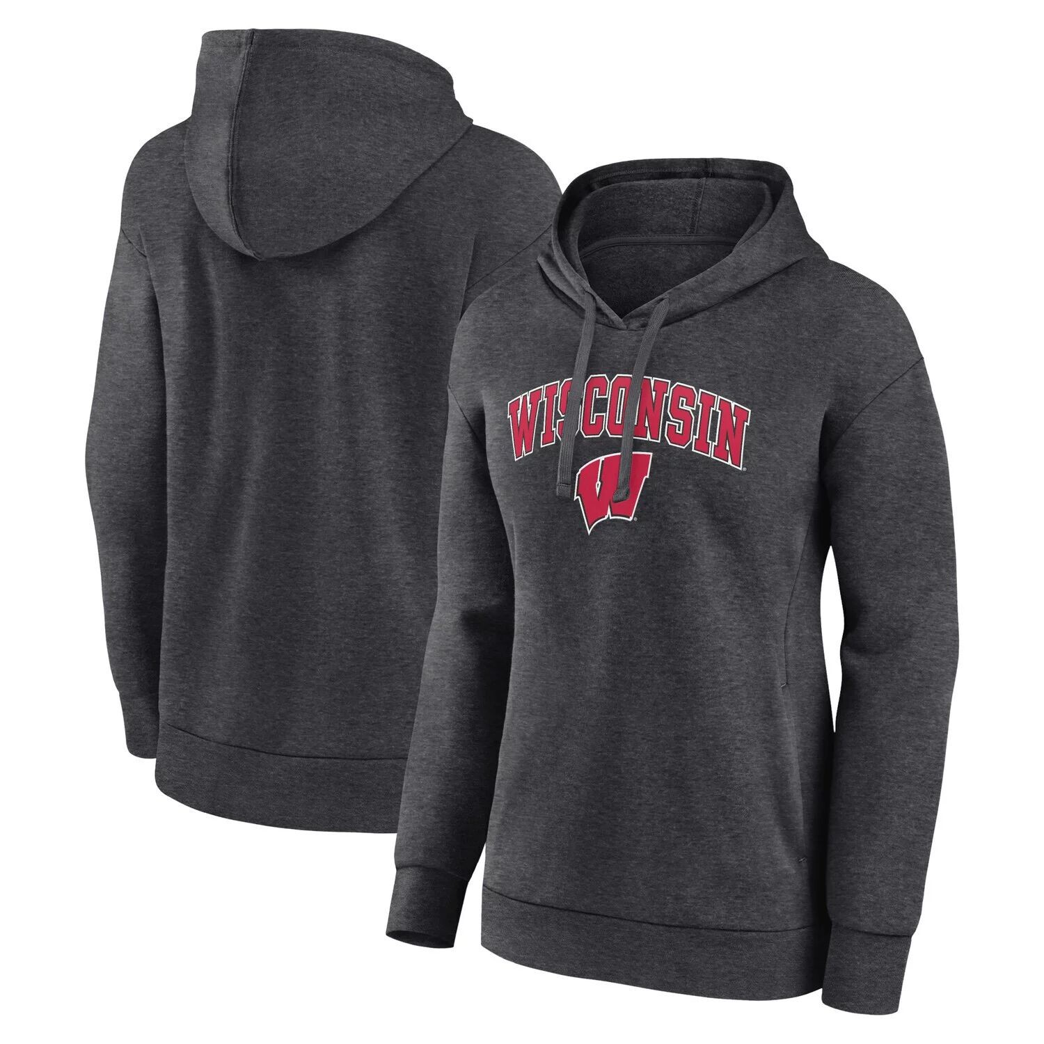 Женский пуловер с капюшоном Fanatics Heather Charcoal Wisconsin Badgers Evergreen Campus Fanatics
Женский пуловер с капюшоном Fanatics Heather Charcoal Wisconsin Badgers Evergreen Campus Fanatics