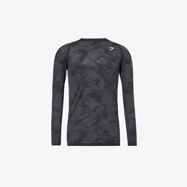 Футболка geo seamless с логотипом из переработанного полиэстера Gymshark, черный
Футболка geo seamless с логотипом из переработанного полиэстера Gymshark, черный