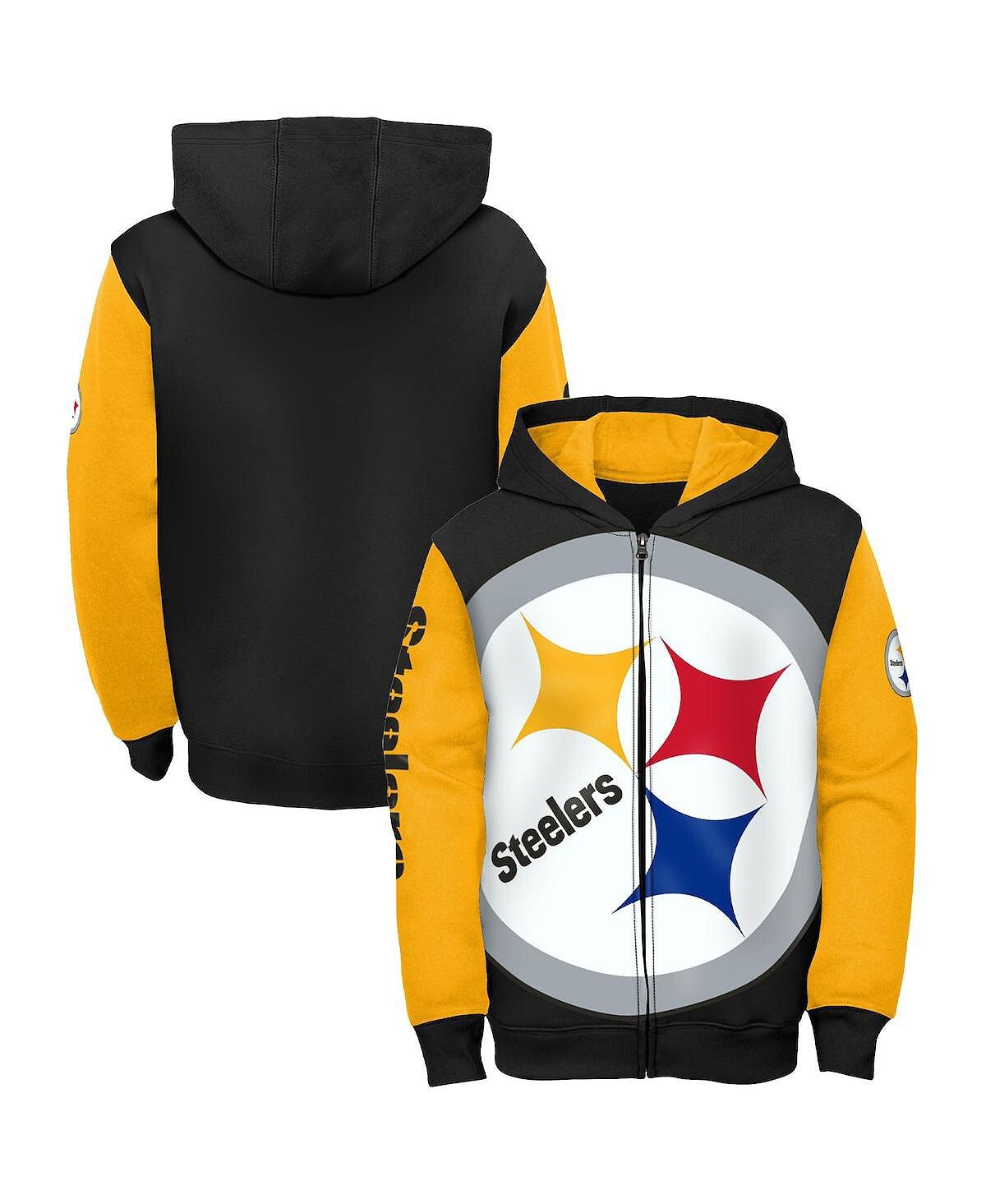 Толстовка с капюшоном на молнии во всю длину, черно-золотая постер Big Boys Pittsburgh Steelers Outerstuff
Толстовка с капюшоном на молнии во всю длину, черно-золотая постер Big Boys Pittsburgh Steelers Outerstuff