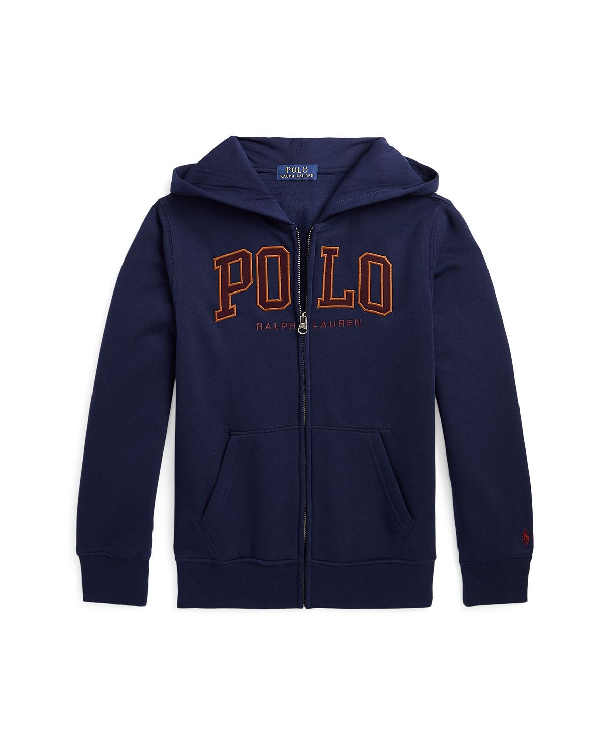 Флисовая толстовка с молнией во всю длину и логотипом Big Boys Polo Ralph Lauren
Флисовая толстовка с молнией во всю длину и логотипом Big Boys Polo Ralph Lauren