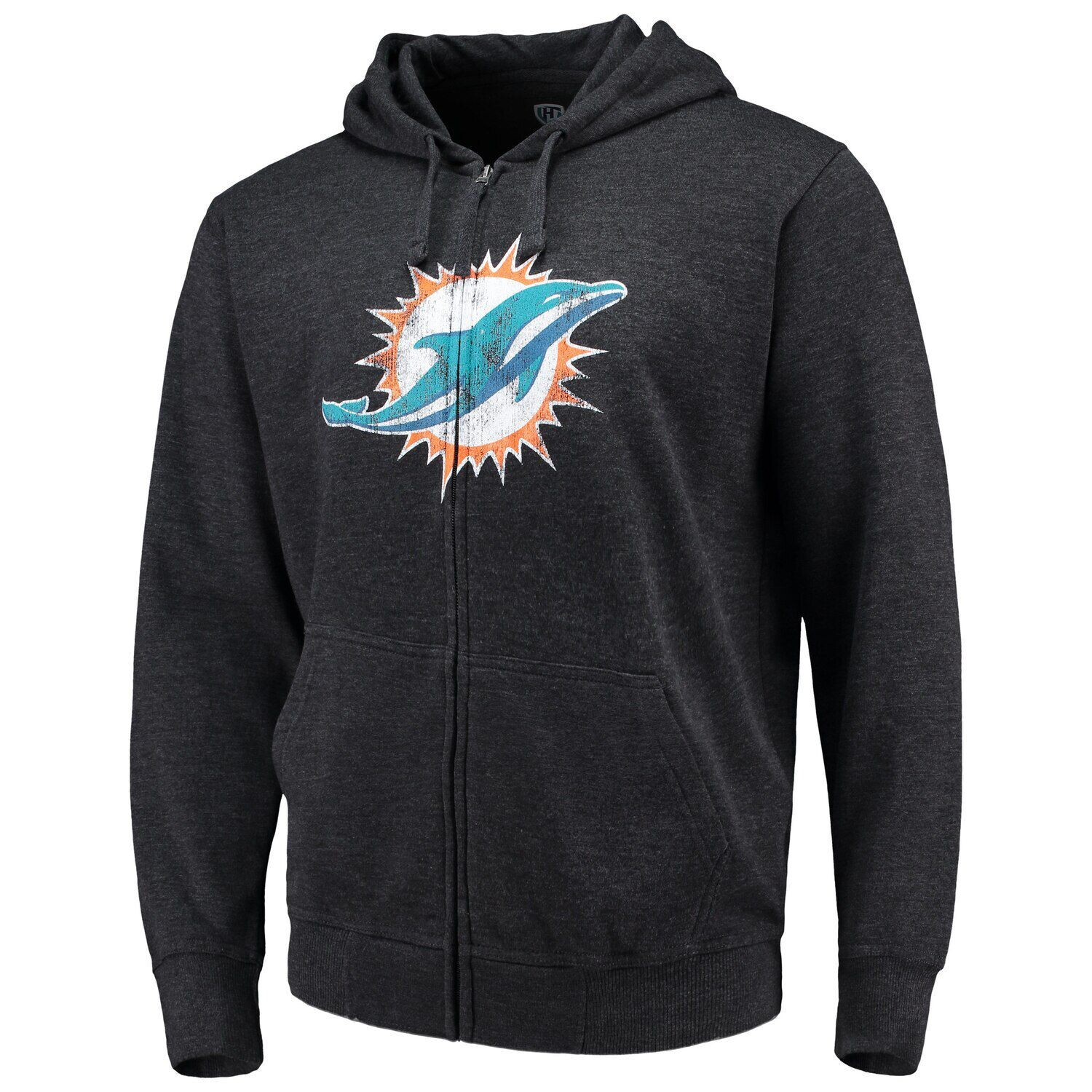 Мужская толстовка с молнией во всю длину и логотипом G-III Sports by Carl Banks Charcoal Miami Dolphins Primary Logo Starter
Мужская толстовка с молнией во всю длину и логотипом G-III Sports by Carl Banks Charcoal Miami Dolphins Primary Logo Starter