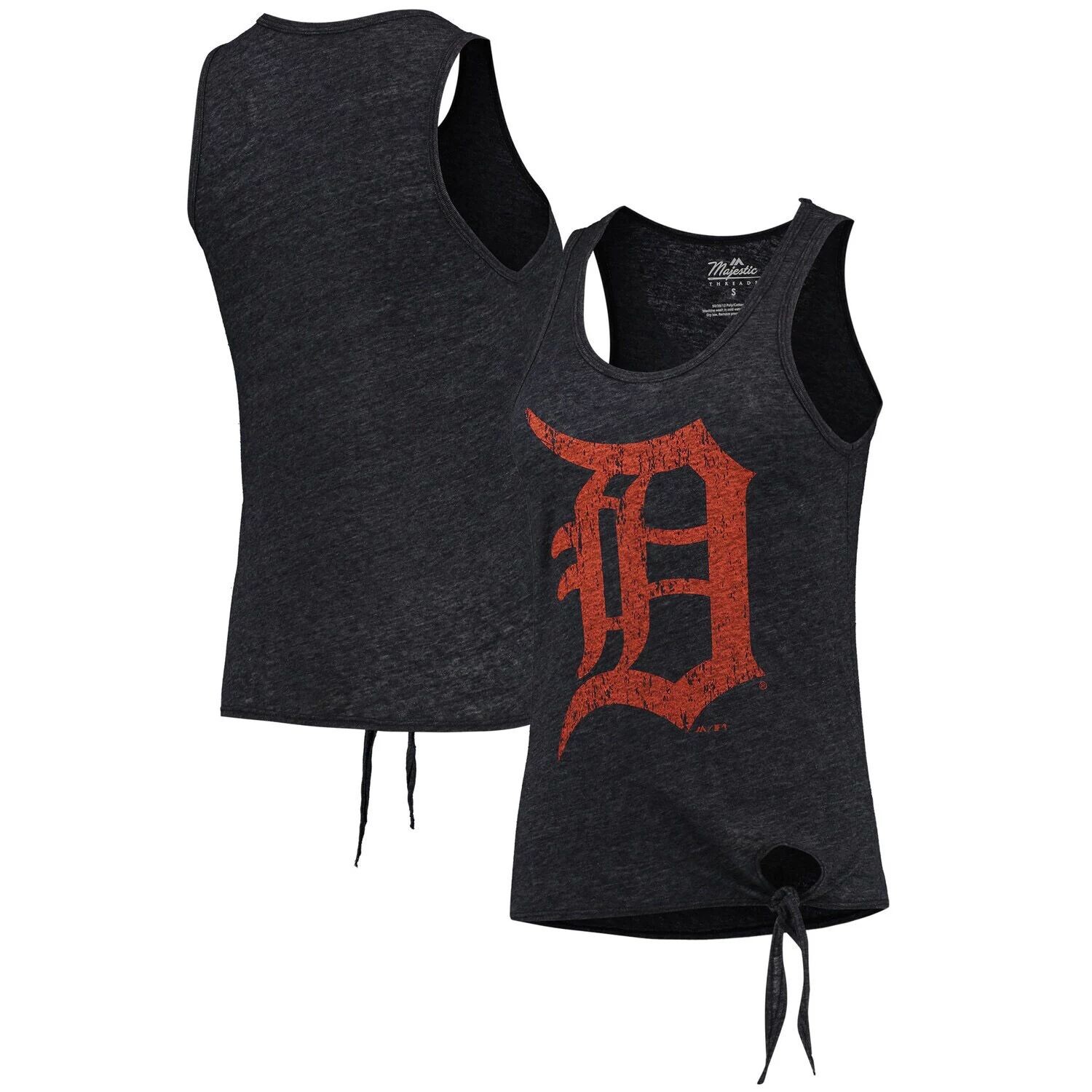 Женская майка Majestic Threads темно-синего цвета Detroit Tigers с овальным вырезом и завязками по бокам, трехцветная майка Majestic
Женская майка Majestic Threads темно-синего цвета Detroit Tigers с овальным вырезом и завязками по бокам, трехцветная майка Majestic