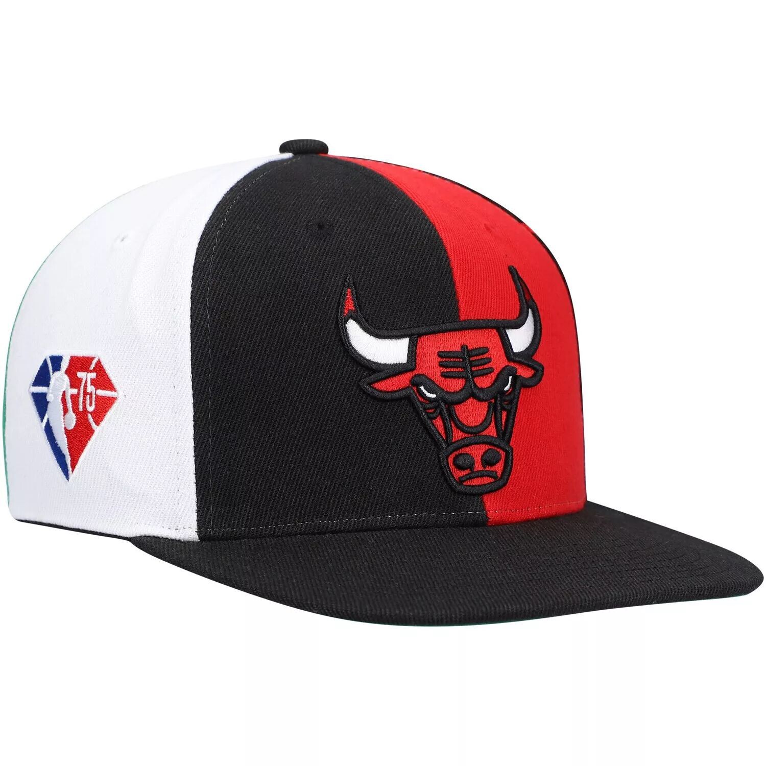 Мужская футболка Mitchell & Ness Black Chicago Bulls, 75-летие НБА What The Кепка Snapback
Мужская футболка Mitchell & Ness Black Chicago Bulls, 75-летие НБА What The Кепка Snapback