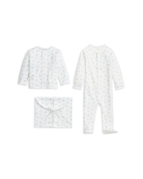 Комплект из 3 предметов унисекс из органического хлопка - для малышей Ralph Lauren, цвет Blue
Комплект из 3 предметов унисекс из органического хлопка - для малышей Ralph Lauren, цвет Blue