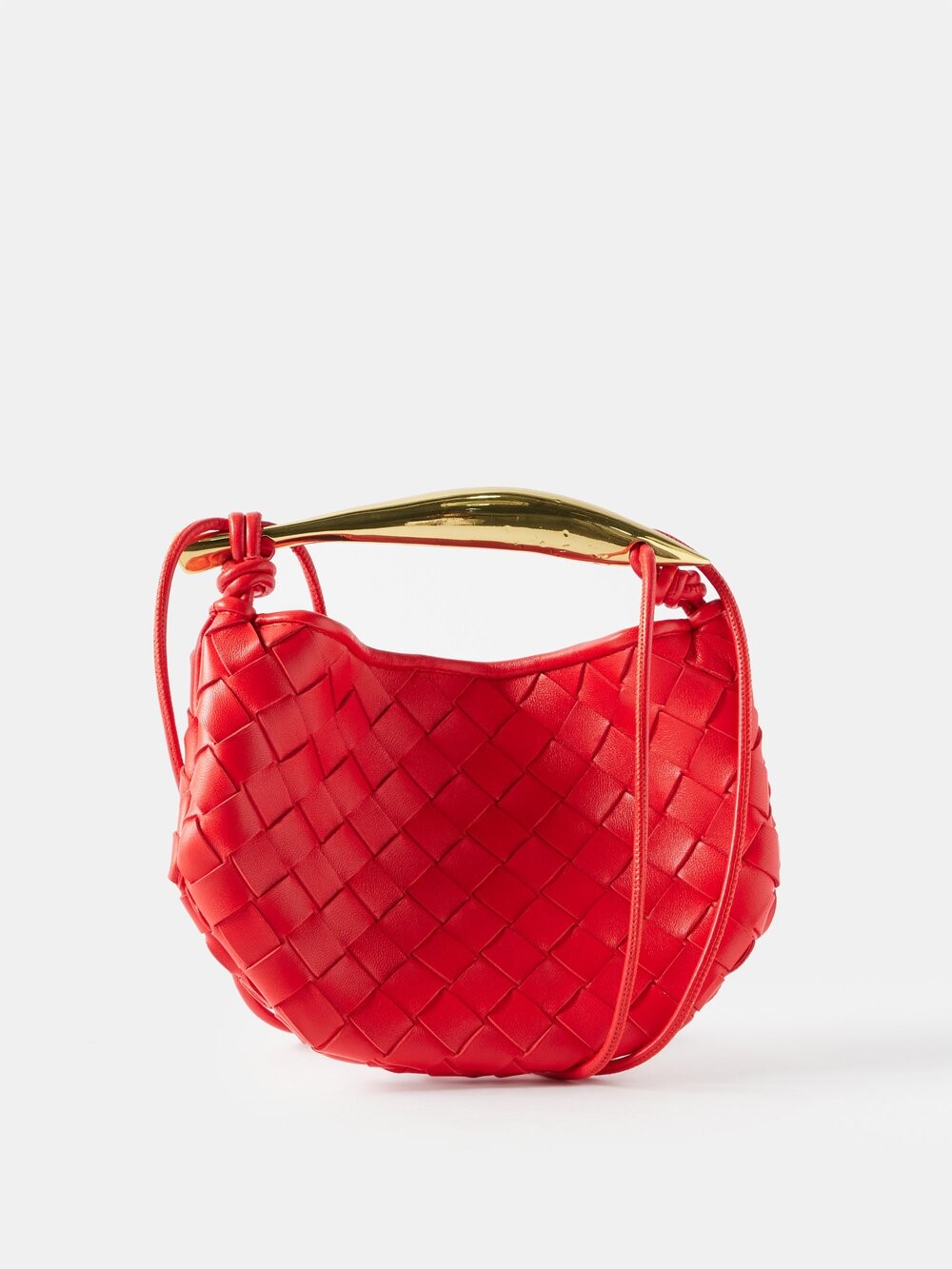 Миниатюрная сумка через плечо sardine из кожи intrecciato Bottega Veneta, красный
Миниатюрная сумка через плечо sardine из кожи intrecciato Bottega Veneta, красный
