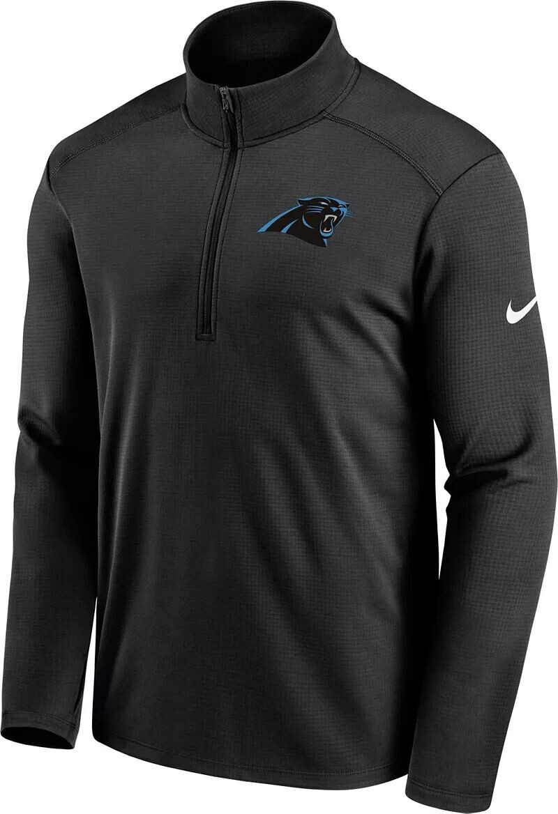 Мужской черный пуловер с молнией до половины длины Nike Carolina Panthers Logo Pacer
Мужской черный пуловер с молнией до половины длины Nike Carolina Panthers Logo Pacer
