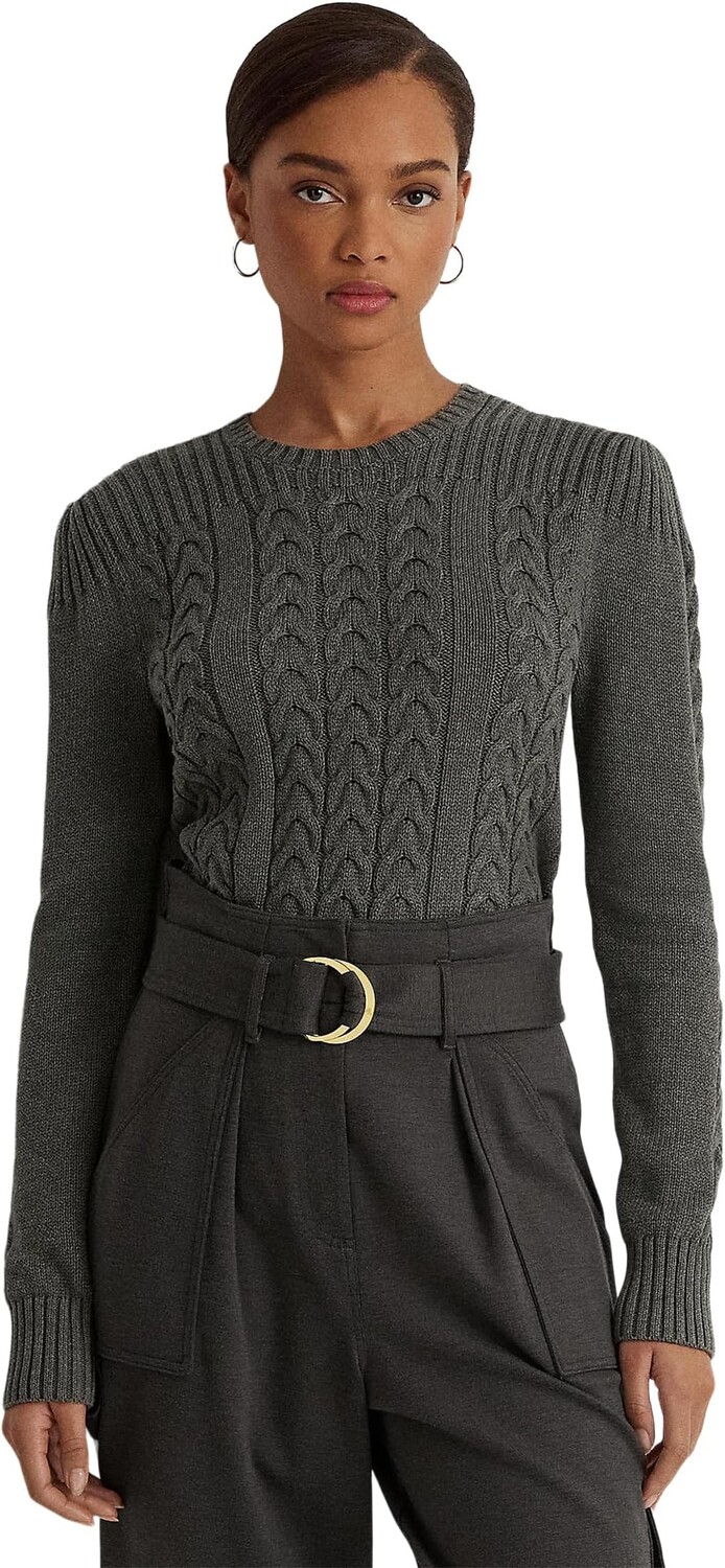 Свитер вязанной вязки с пышными рукавами LAUREN Ralph Lauren, цвет Modern Grey Heather
Свитер вязанной вязки с пышными рукавами LAUREN Ralph Lauren, цвет Modern Grey Heather