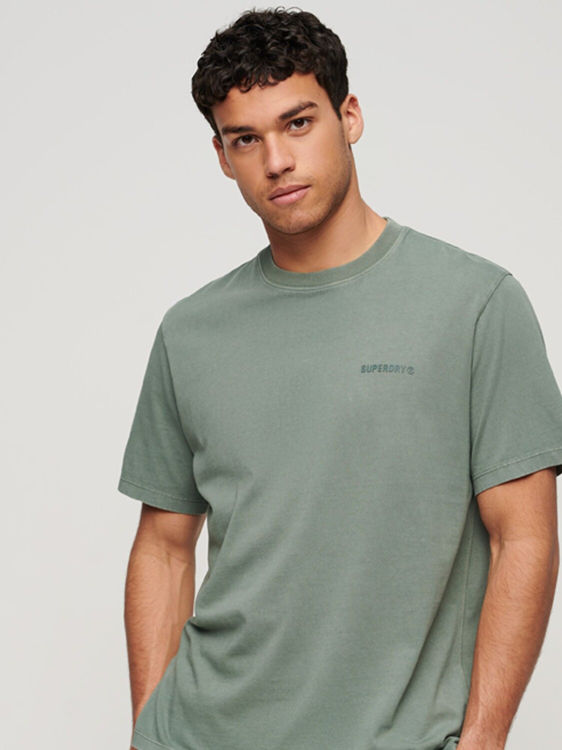 Свободная футболка с логотипом Superdry Overdyed, цвет Бальзамовый зеленый
Свободная футболка с логотипом Superdry Overdyed, цвет Бальзамовый зеленый