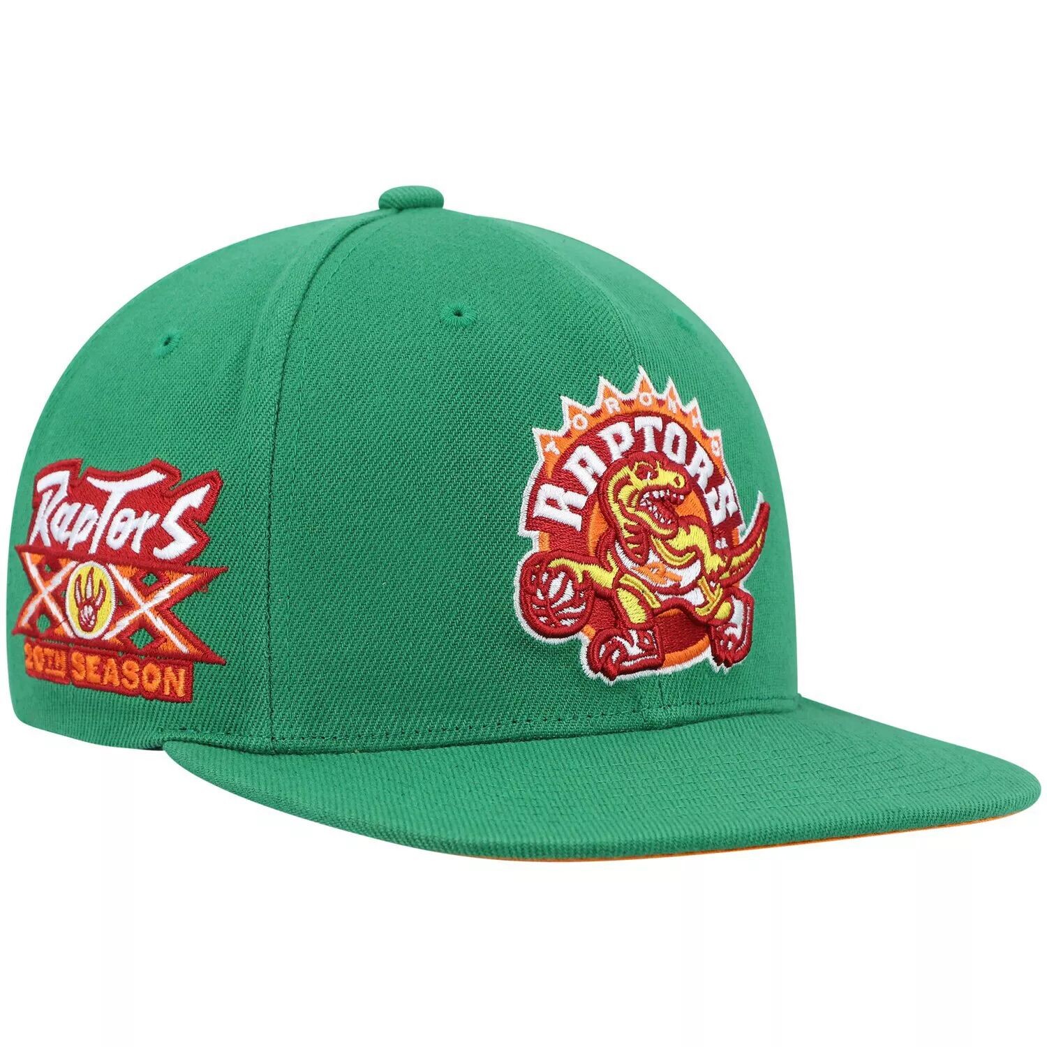 Мужская кепка Mitchell & Ness Green Toronto Raptors 20-го сезона из твердой древесины Classic Like Mike Snapback Hat
Мужская кепка Mitchell & Ness Green Toronto Raptors 20-го сезона из твердой древесины Classic Like Mike Snapback Hat