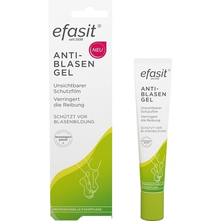 Efasit Anti-Blister Gel 17 мл - невидимая защитная пленка уменьшает трение и предотвращает образование волдырей Прозрачный и нежирный
Efasit Anti-Blister Gel 17 мл - невидимая защитная пленка уменьшает трение и предотвращает образование волдырей Прозрачный и нежирный