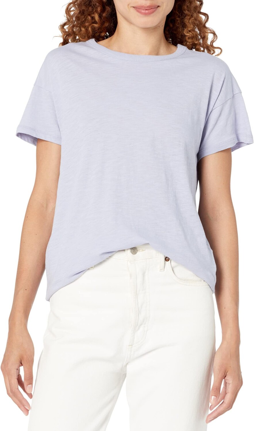 Хлопковая футболка Whisper с круглым вырезом в рубчик Madewell, цвет Distant Peri
Хлопковая футболка Whisper с круглым вырезом в рубчик Madewell, цвет Distant Peri