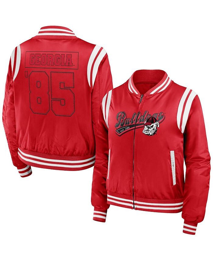 Женская куртка-бомбер с молнией во всю длину Red Georgia Bulldogs Football WEAR by Erin Andrews, красный
Женская куртка-бомбер с молнией во всю длину Red Georgia Bulldogs Football WEAR by Erin Andrews, красный