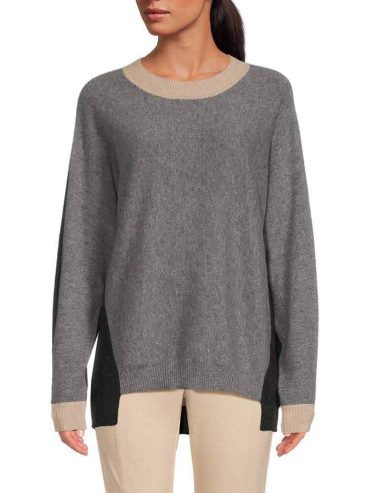 Кашемировый свитер с круглым вырезом с цветными блоками In2 By In Cashmere, цвет Charcoal
Кашемировый свитер с круглым вырезом с цветными блоками In2 By In Cashmere, цвет Charcoal