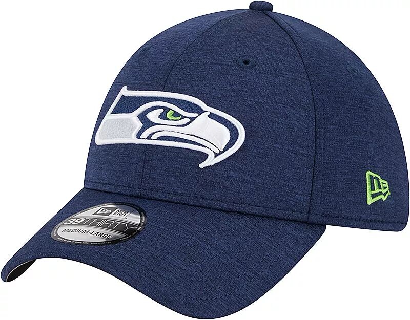 Темно-синяя мужская эластичная шляпа New Era с логотипом Seattle Seahawks 39Thirty
Темно-синяя мужская эластичная шляпа New Era с логотипом Seattle Seahawks 39Thirty