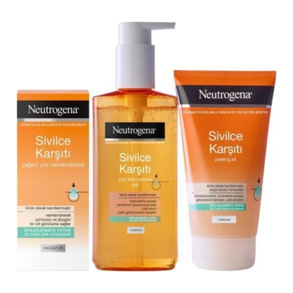 Гель Neutrogena против шелушения, 150 мл + Гель Neutrogena для лица, 200 мл + Крем для лица Neutrogena, 50 мл
Гель Neutrogena против шелушения, 150 мл + Гель Neutrogena для лица, 200 мл + Крем для лица Neutrogena, 50 мл
