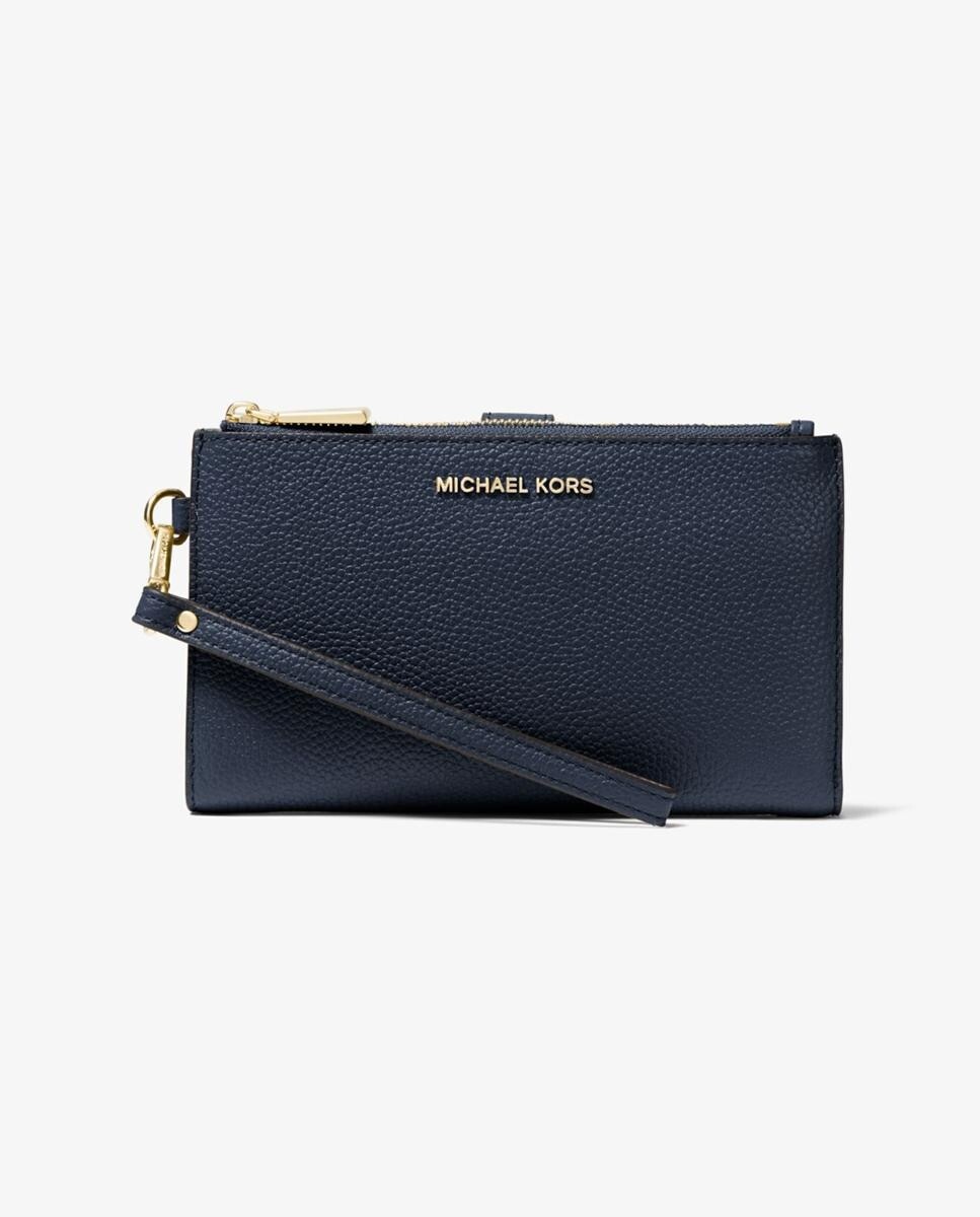 Маленький женский кожаный кошелек темно-синего цвета Michael Michael Kors, темно-синий
Маленький женский кожаный кошелек темно-синего цвета Michael Michael Kors, темно-синий