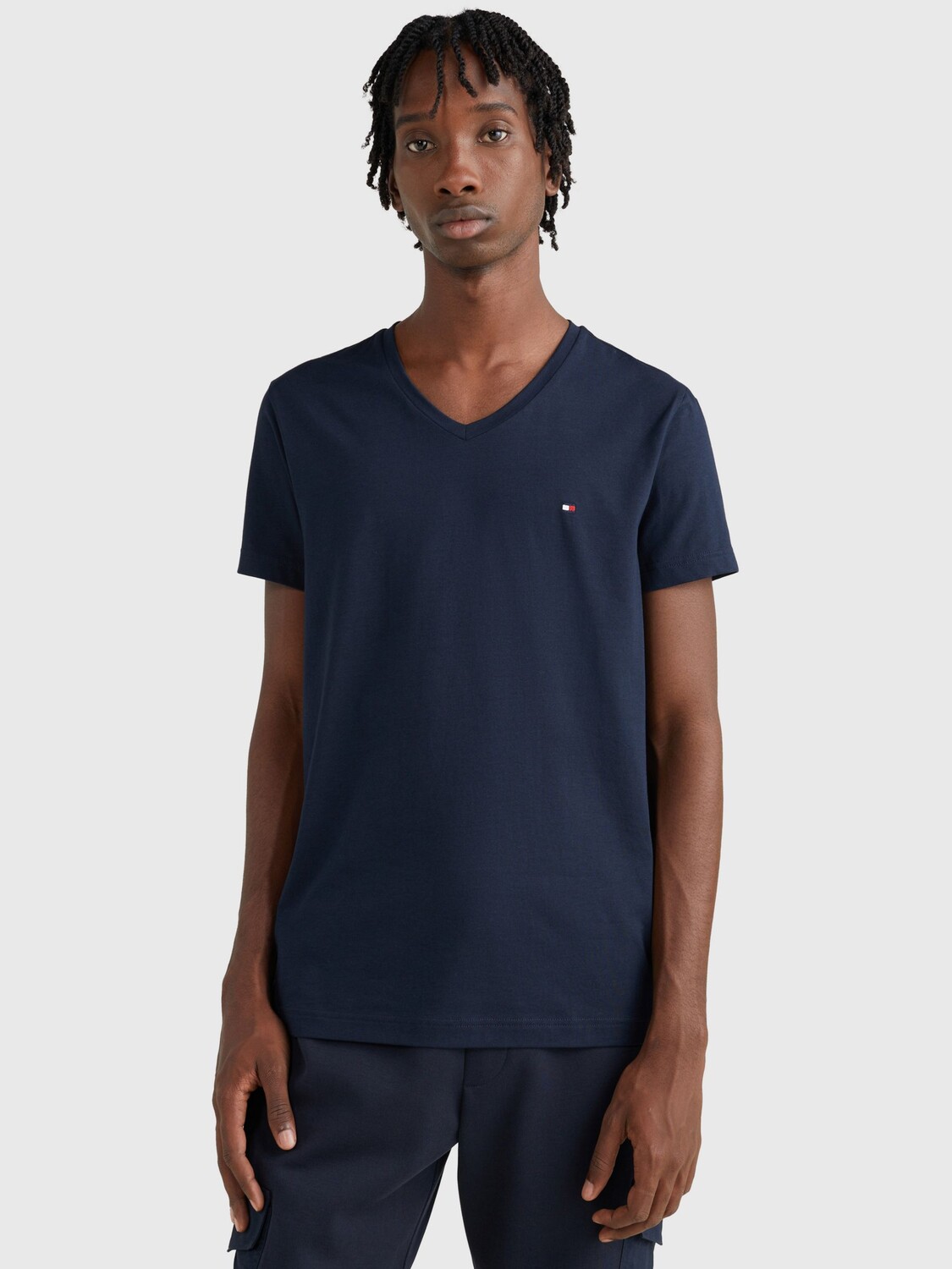 Tommy Hilfiger Облегающая футболка Core Stretch с V-образным вырезом, Desert Sky
Tommy Hilfiger Облегающая футболка Core Stretch с V-образным вырезом, Desert Sky