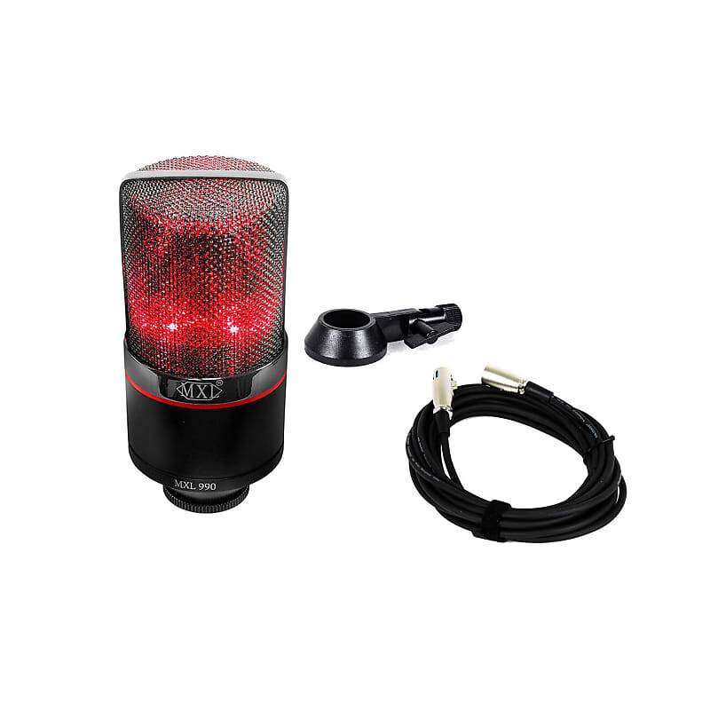 Конденсаторный микрофон MXL 990 Blaze Microphone w/ 20-foot XLR Cable Bundle
Конденсаторный микрофон MXL 990 Blaze Microphone w/ 20-foot XLR Cable Bundle