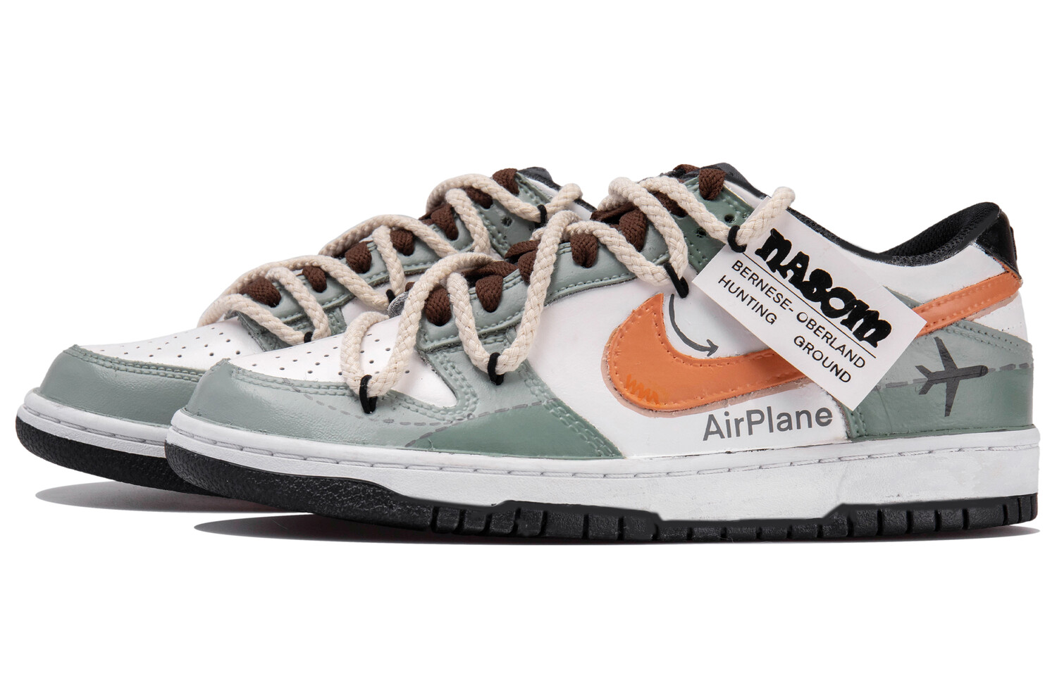 Кроссовки Nike Dunk Skateboarding Shoes Women's Low-top White/Green/Black/Orange, зеленый
Кроссовки Nike Dunk Skateboarding Shoes Women's Low-top White/Green/Black/Orange, зеленый