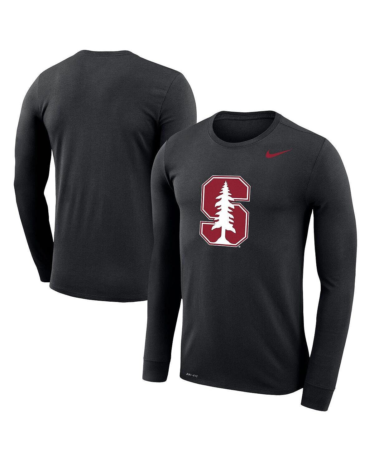 Мужская черная футболка с длинным рукавом stanford cardinal school logo legend performance Nike, черный
Мужская черная футболка с длинным рукавом stanford cardinal school logo legend performance Nike, черный