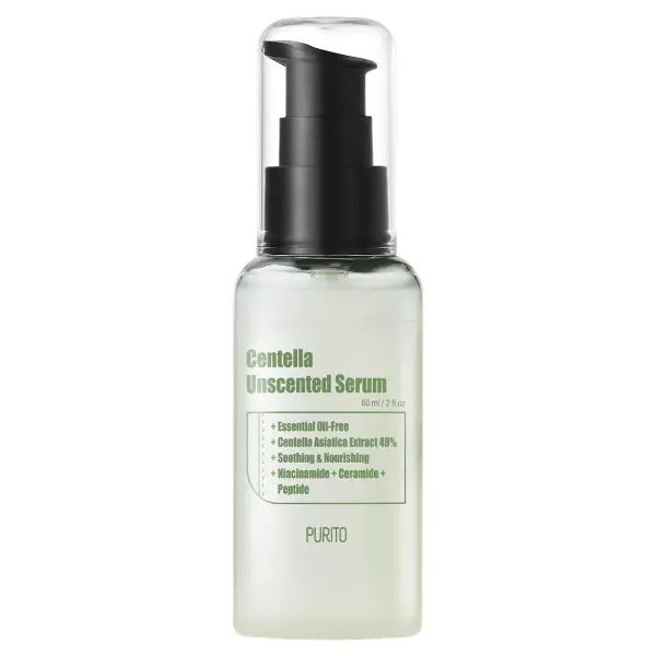 Purito Centella Unscented сыворотка с экстрактом центеллы азиатской без добавления эфирных масел, 60 мл
Purito Centella Unscented сыворотка с экстрактом центеллы азиатской без добавления эфирных масел, 60 мл