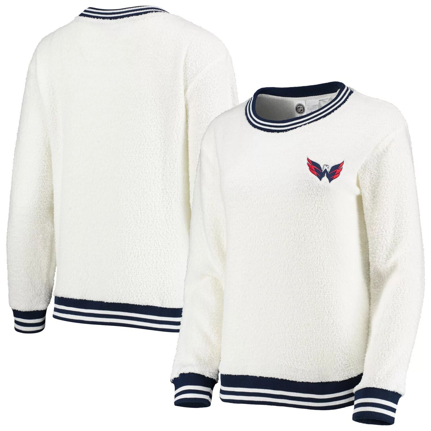 Женский пуловер из шерпы Concepts Sport кремовый/темно-синий Washington Capitals Granite Sherpa Толстовка
Женский пуловер из шерпы Concepts Sport кремовый/темно-синий Washington Capitals Granite Sherpa Толстовка