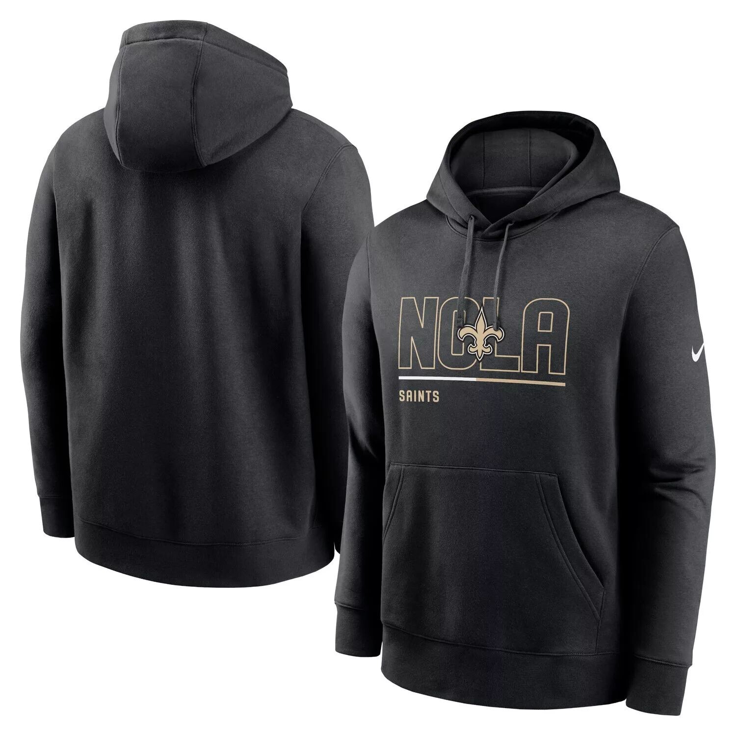 Мужской черный флисовый пуловер с капюшоном New Orleans Saints City Code Club Nike
Мужской черный флисовый пуловер с капюшоном New Orleans Saints City Code Club Nike