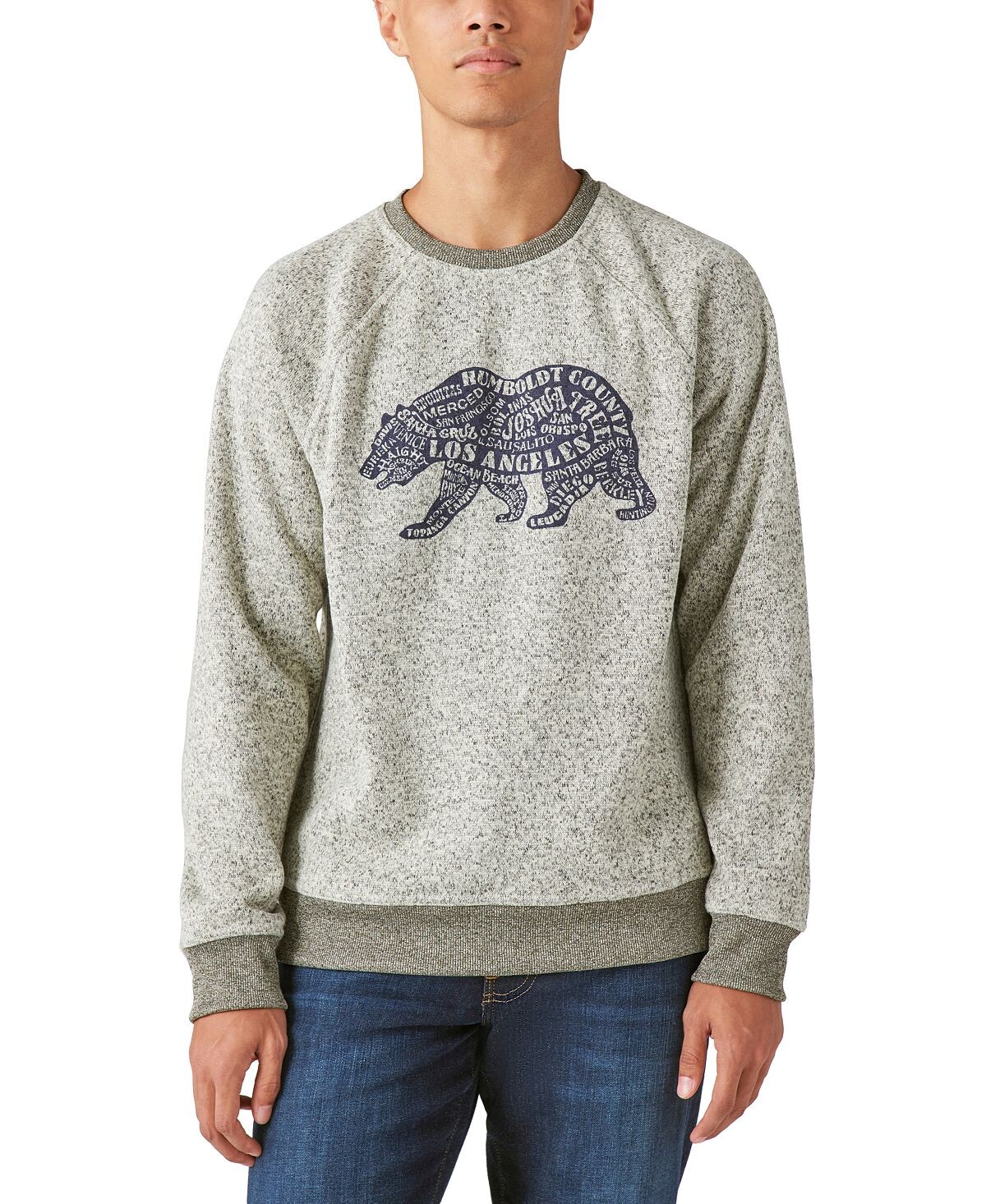 Мужской флисовый свитер los feliz california bear с круглым вырезом Lucky Brand, кремовый, Бежевый
Мужской флисовый свитер los feliz california bear с круглым вырезом Lucky Brand, кремовый, Бежевый