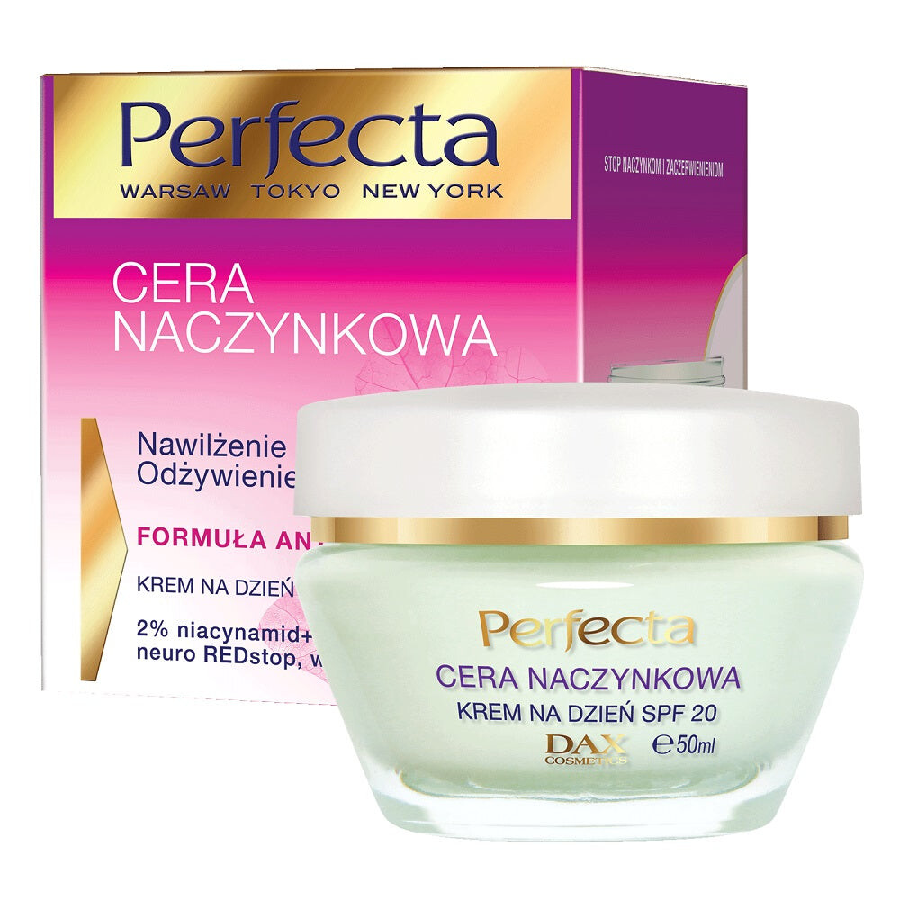 Perfecta Крем для лица дневной Увлажнение и питание для кожи с куперозом SPF20 50мл
Perfecta Крем для лица дневной Увлажнение и питание для кожи с куперозом SPF20 50мл