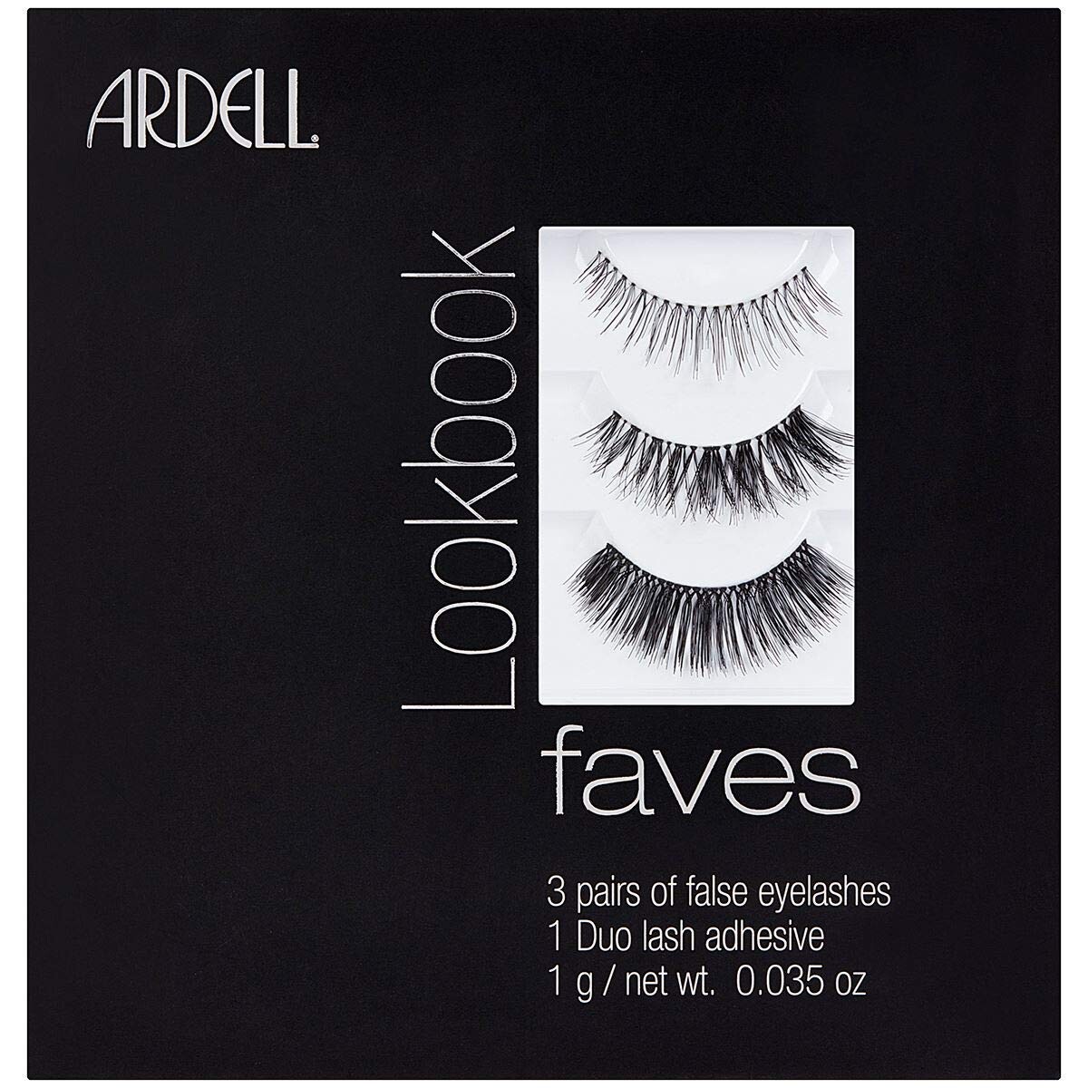 Ardell Набор Lookbook Faves из 3 пар накладных ресниц + клей для ресниц Duo Lash Adhesive 1г
Ardell Набор Lookbook Faves из 3 пар накладных ресниц + клей для ресниц Duo Lash Adhesive 1г