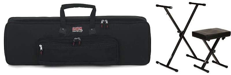 Gator GKB-61 Padded Keyboard Gig Bag Комплект со сценическими подставками KPK6500 Стойка для клавиатуры и скамья Gator + On-Stage GKB-61=1 KPK6500=1
Gator GKB-61 Padded Keyboard Gig Bag Комплект со сценическими подставками KPK6500 Стойка для клавиатуры и скамья Gator + On-Stage GKB-61=1 KPK6500=1