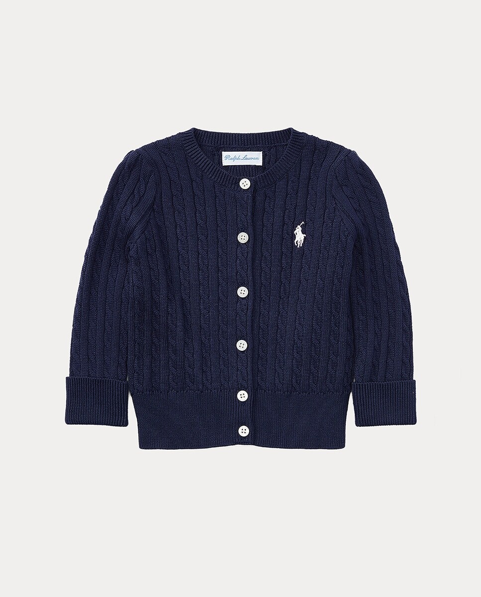 Хлопковый кардиган темно-синего цвета для девочки Polo Ralph Lauren, темно-синий
Хлопковый кардиган темно-синего цвета для девочки Polo Ralph Lauren, темно-синий