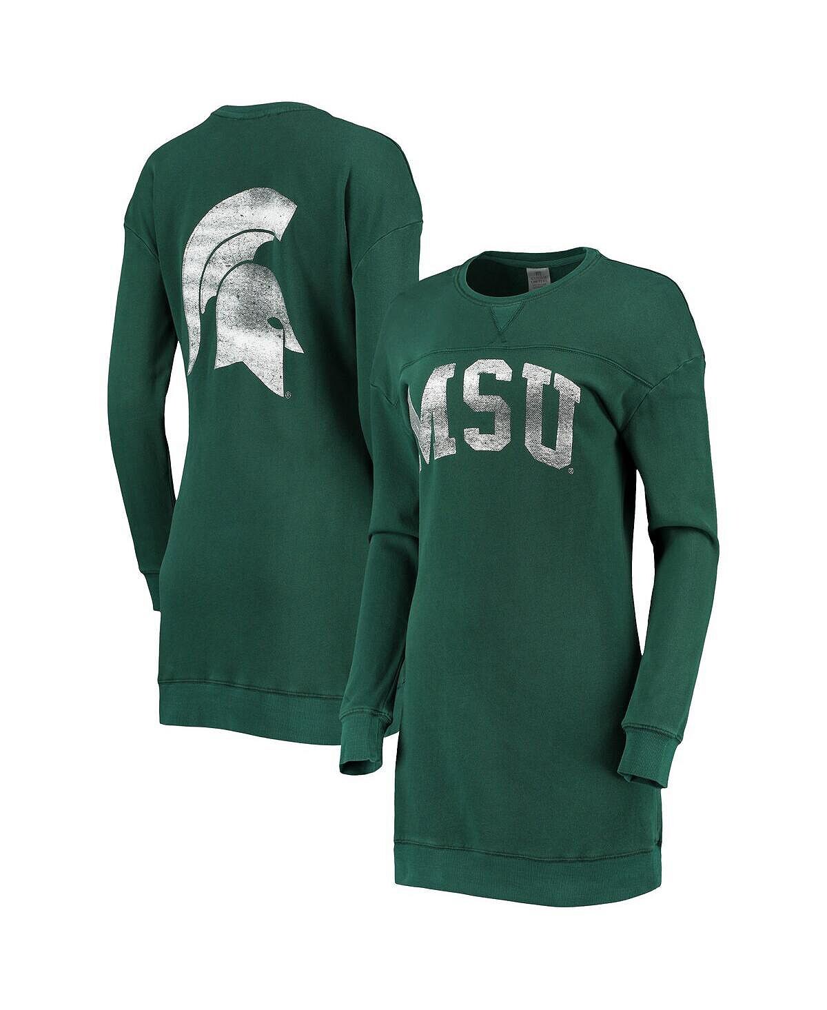 Зеленое женское платье-свитшот Michigan State Spartans 2-Hit Gameday Couture, зеленый
Зеленое женское платье-свитшот Michigan State Spartans 2-Hit Gameday Couture, зеленый