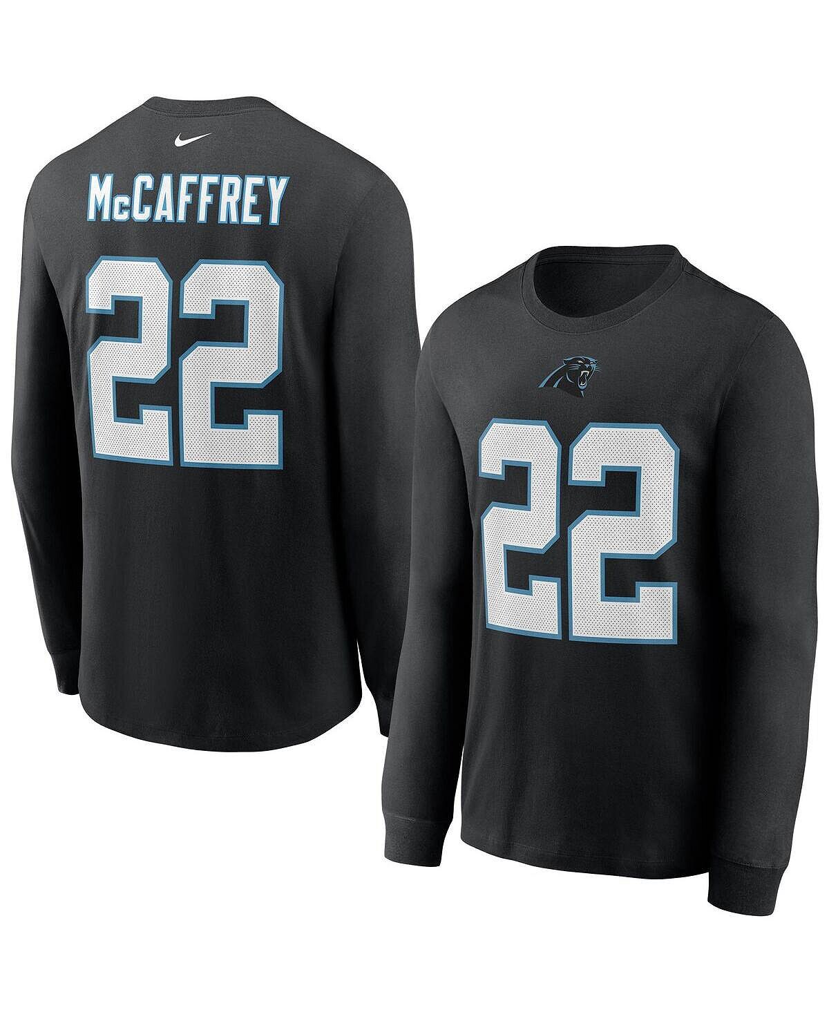 Мужская футболка с длинным рукавом christian mccaffrey black carolina panthers имя игрока номер Nike, черный
Мужская футболка с длинным рукавом christian mccaffrey black carolina panthers имя игрока номер Nike, черный
