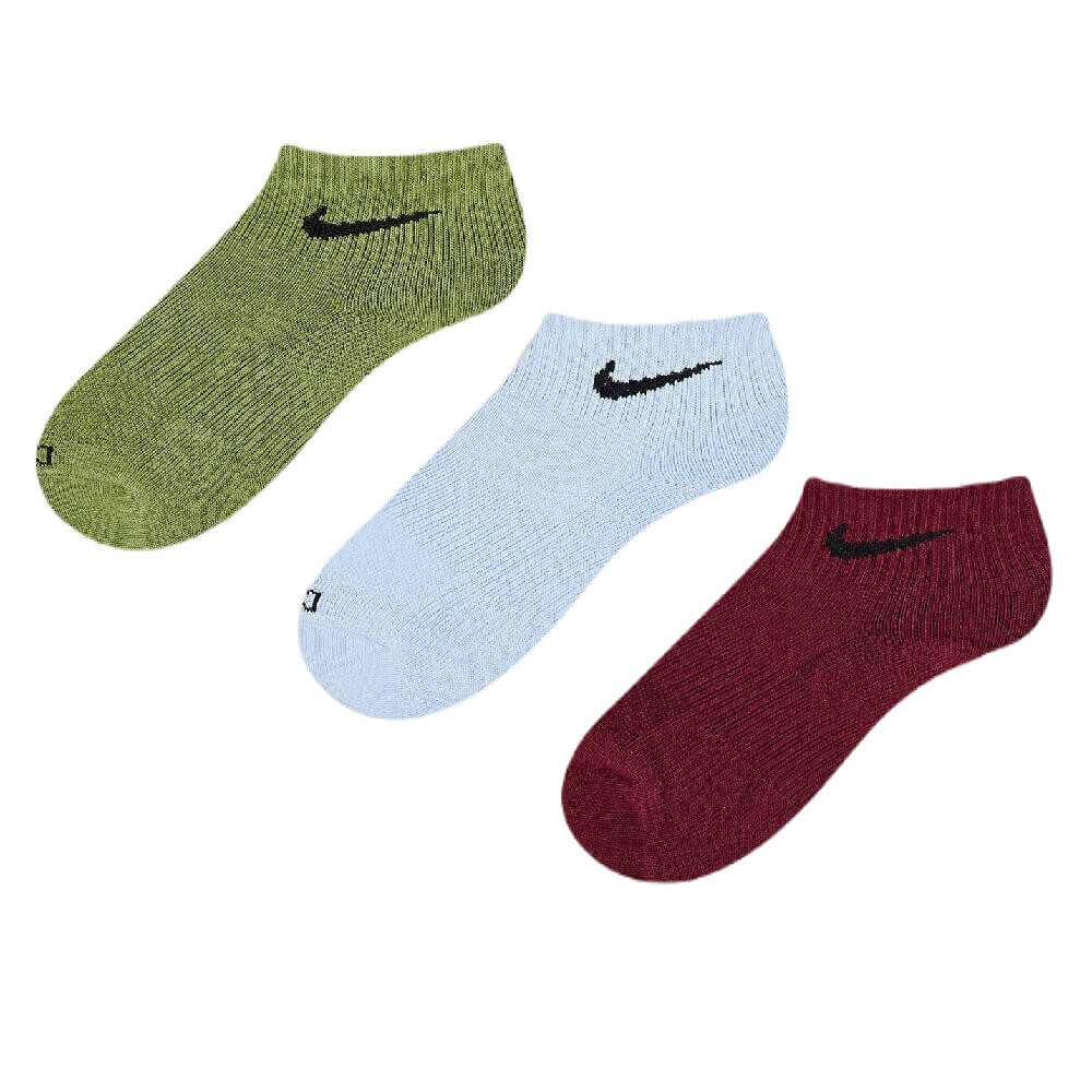 Комплект носков Nike Training Unisex Cush Ankle, 3 предмета, зеленый/голубой/красный
Комплект носков Nike Training Unisex Cush Ankle, 3 предмета, зеленый/голубой/красный
